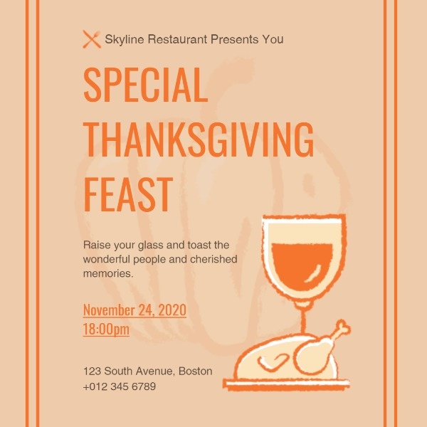 Special Thanksgiving Feast