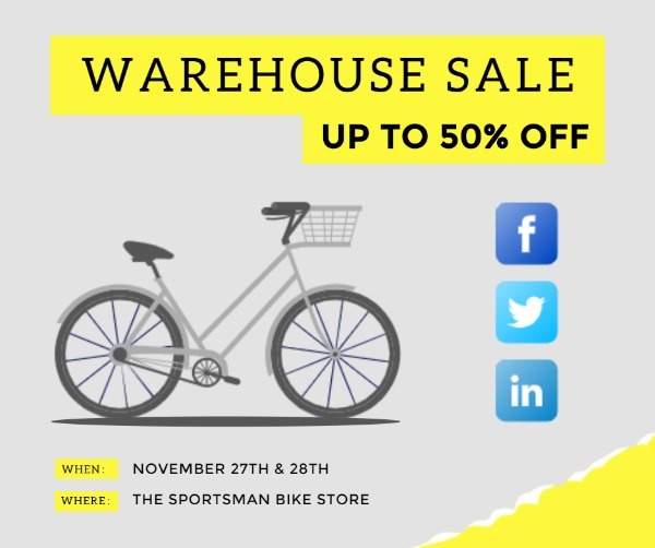 Bike Warehouse Sale