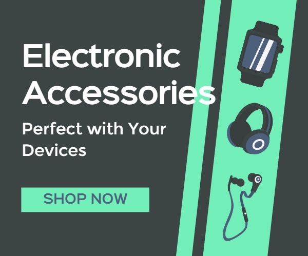 Electronics Accessories Banner Ads