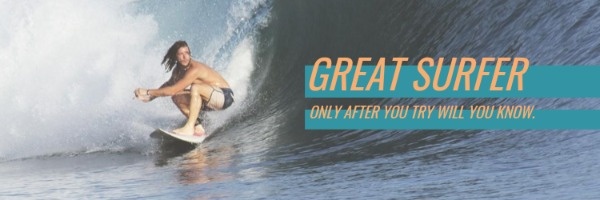 Surfing Sport Banner