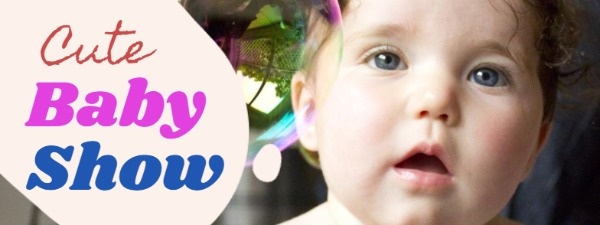 Cute Baby Show Event Banner