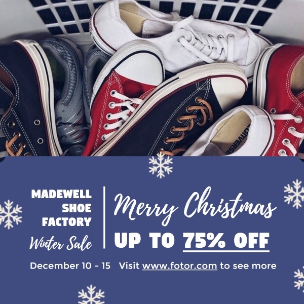 Christmas Shoe Store Sales
