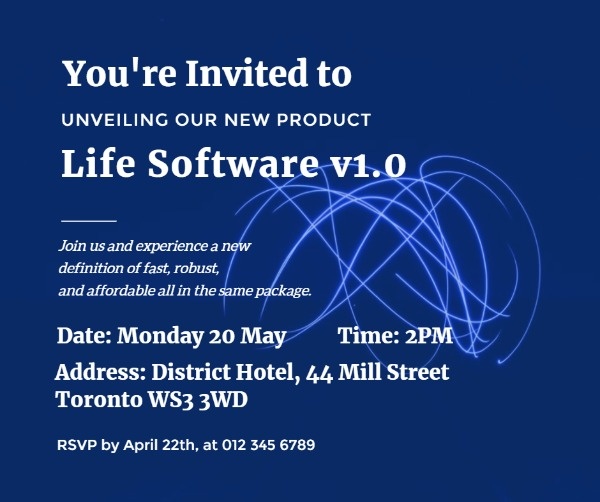 Blue Tech Software Launch Party 