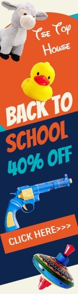 Back To School Toy Online Banner Ads