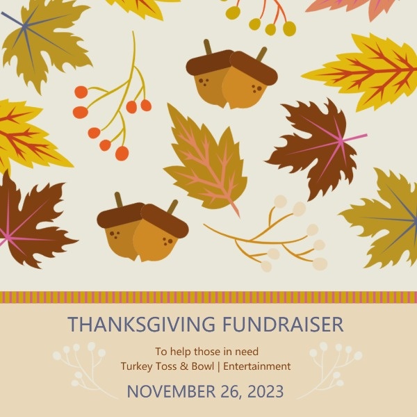 Autumn Thanksgiving Fundraiser Party