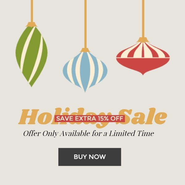 Christmas Holiday Sale Banner Ads