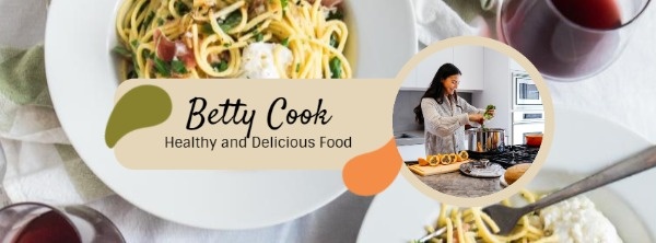 Delicious Food Youtube Channel Banner