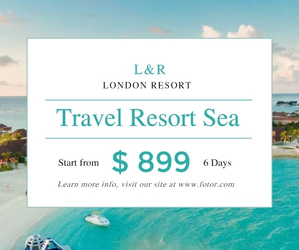 Travel Resort Sea 