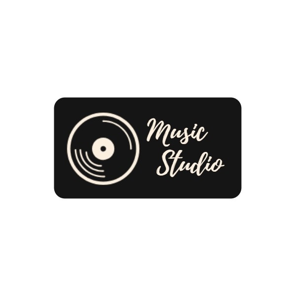 Black And White Stereo Speaker Store Icon