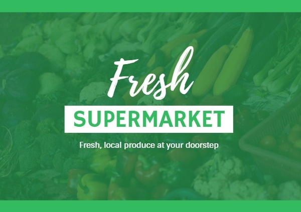 Fresh Green Supermarket