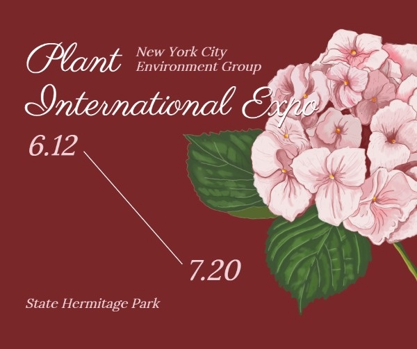 Pink Floral International Expo
