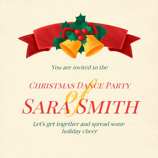 Yellow Christmas Dance Party