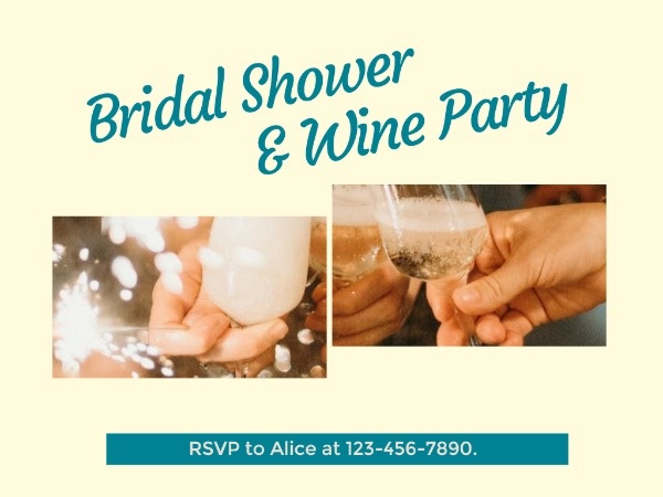 Bridal Shower And Wine Party