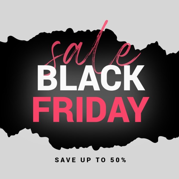 黑色星期五打折促销时尚风配图
