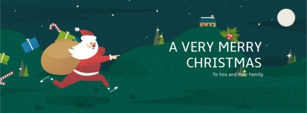 插图 圣诞快乐Facebook封面