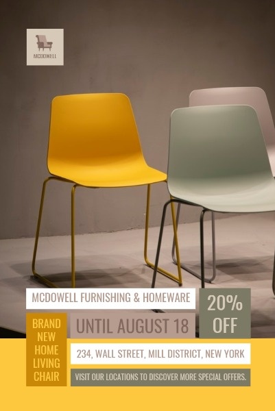 Yellow Chair Furniture Sale