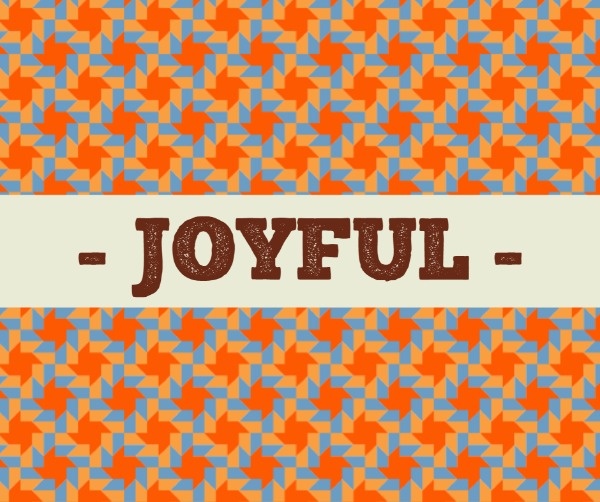 Orange Joyful Wallpaper
