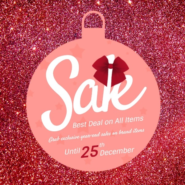 Red Christmas Bell Sale