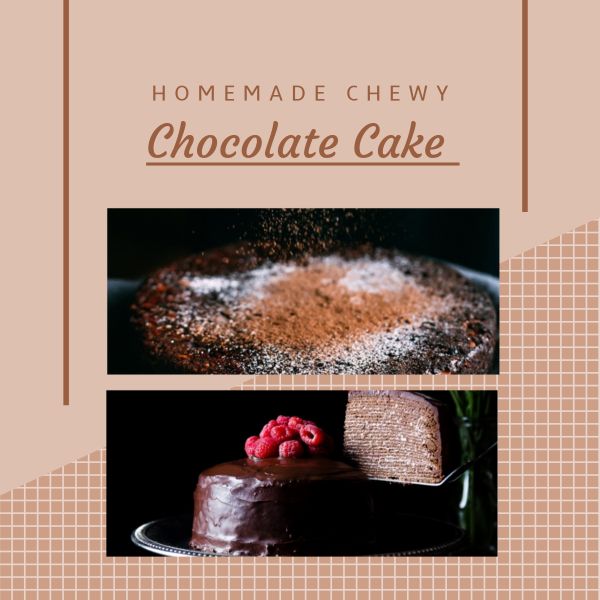 DIY Cake Recipe Instagram Post Template