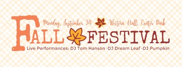 Fall Festival Banner