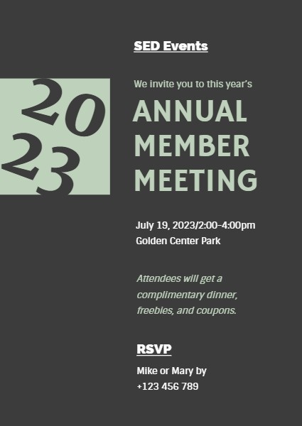 Annual Member Meeting 