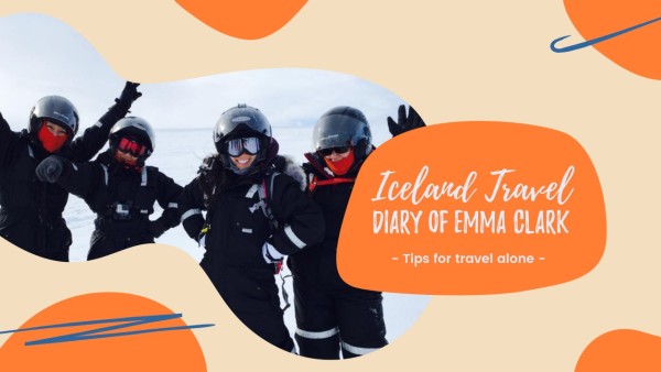 橙色冰岛独自旅行日记Youtube视频封面