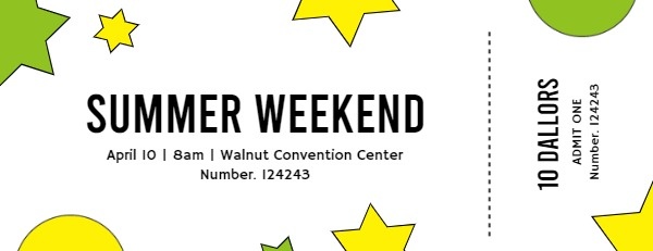 Summer Weekend Ticket