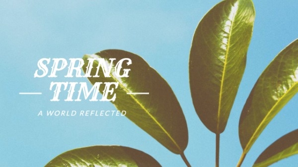 Botanical Spring Time Header