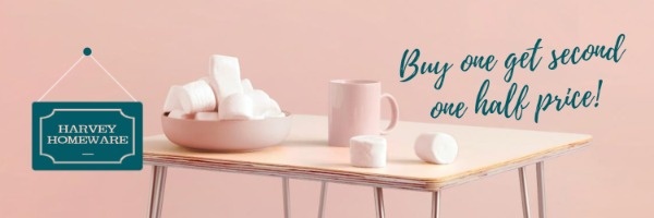 Pink Homeware Sale Banner