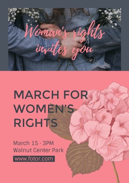 Red March For Women's Right