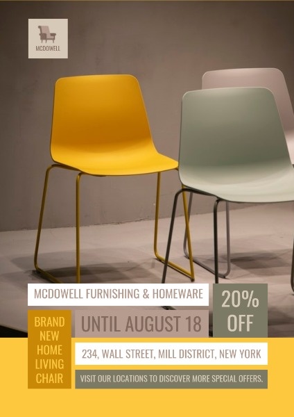 Yellow Chair Furniture Sale