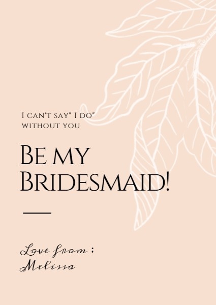 Bridesmaid