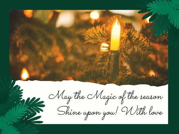 Green Christmas Greeting