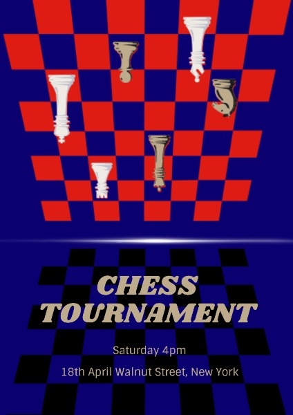Red And Blue Chess Tournament