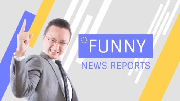 Funny News Report YouTube Banner