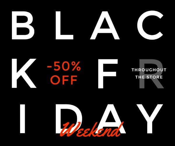 Black Friday Weekend Sale Promotion