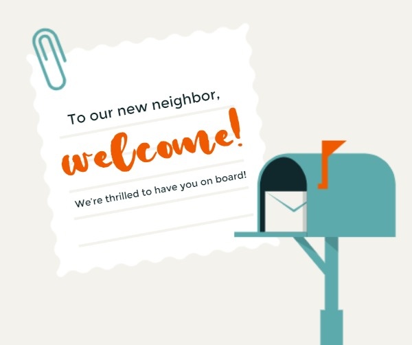 Mailbox Welcome Letter