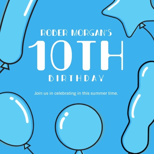 Morgan's 10th Birthday Party