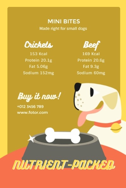 Yellow Dog Food Sale