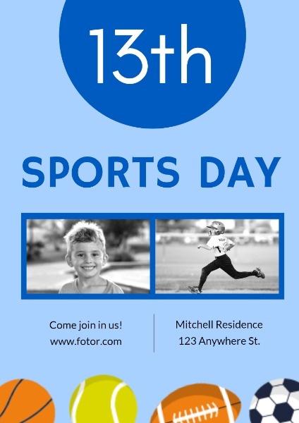 Blue Sports Day