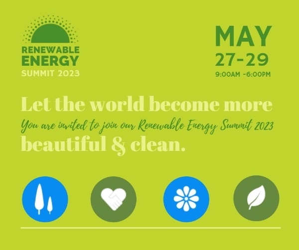 Green Energy Conference Invitation
