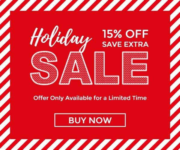 Red Holiday Super Sale Banner Ads
