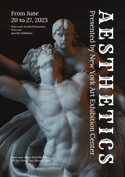 Classic Aesthetic Exhibition Poster
