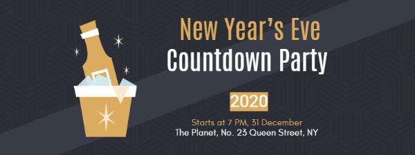 New year's eve countdown party
