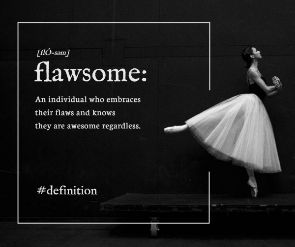 Black And White Ballet Girl Quote 
