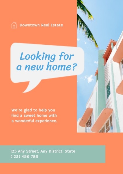 Modern Real Estate Service Poster