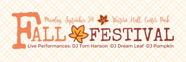 Fall Festival Banner