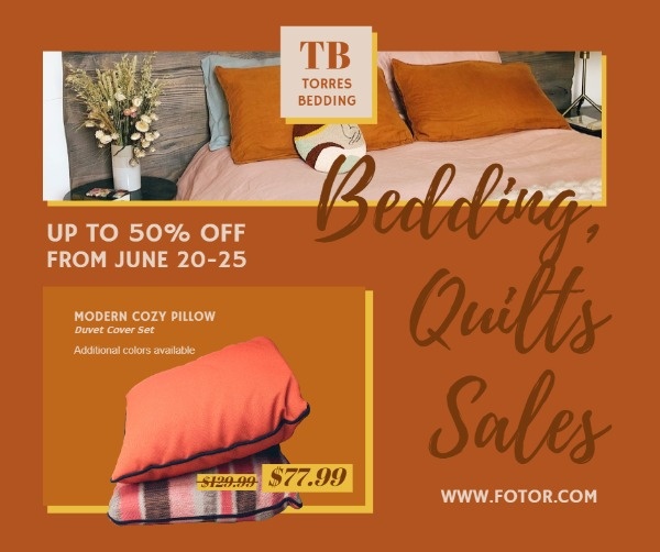 Orange Bedding And Living Stuff Sale