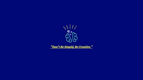 Blue Creative Idea Wallpaper