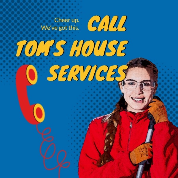 Blue House Cleaning Service Flyer